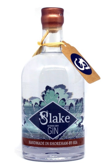Slake Sussex Dry Gin Bottle
