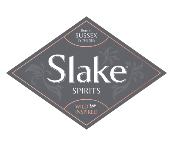 Slake Spirits Born in Sussex By the Sea Wild Inspired Logo