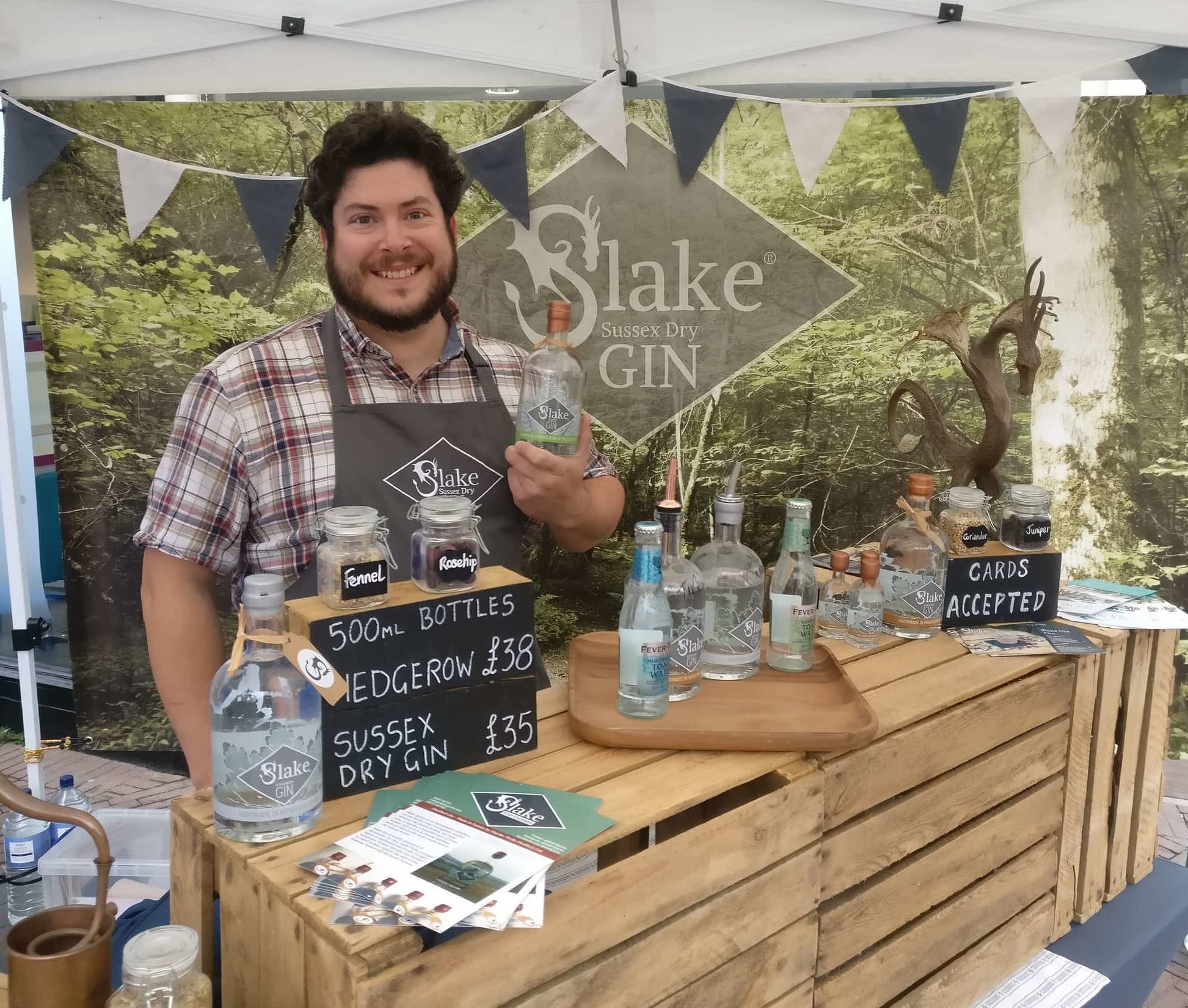 Slake stand at Worthing Artisan Market