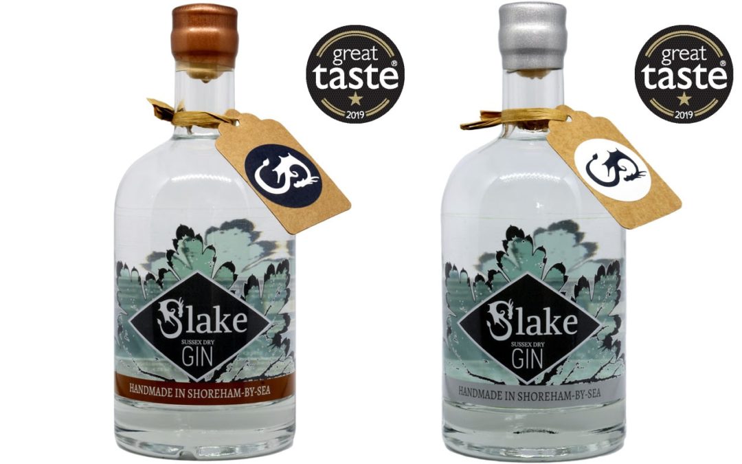 Slake Spirits Sussex Gin wins two 1-star Great Taste Award 2019