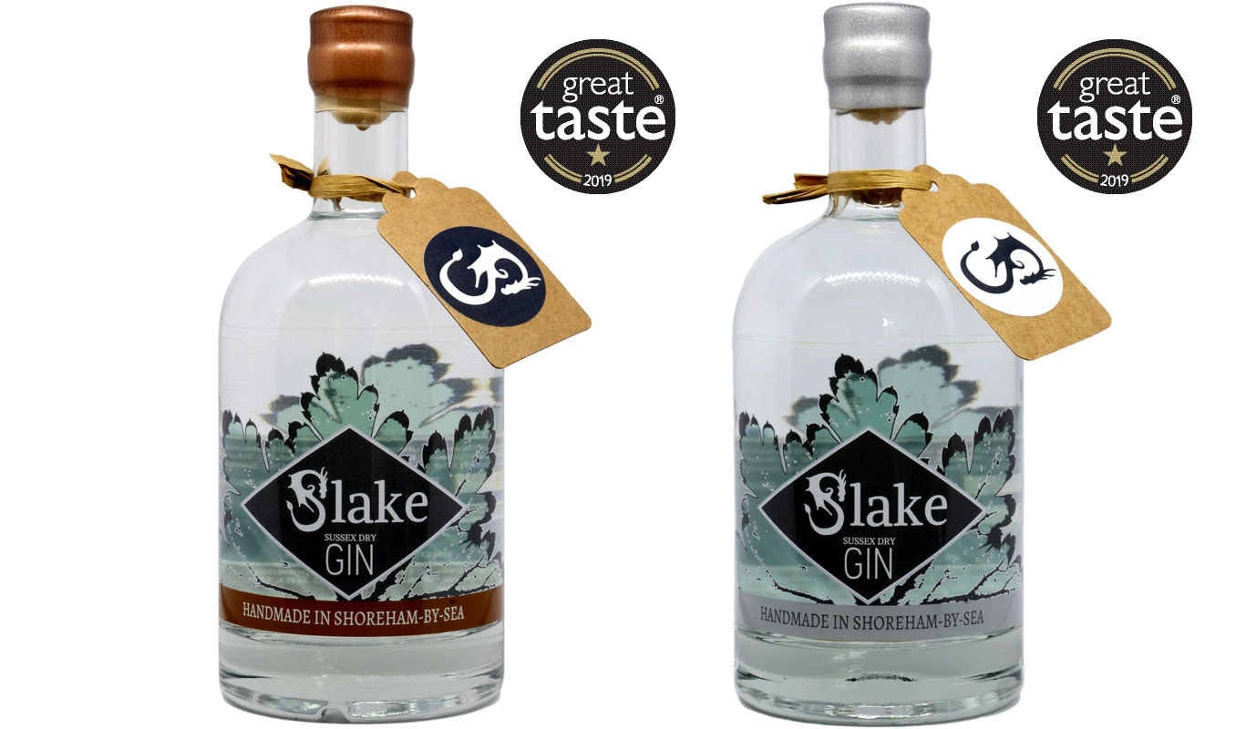 Slake Spirits Sussex Gin wins two 1-star Great Taste Award 2019